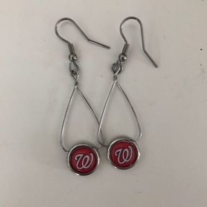 Washington National earrings